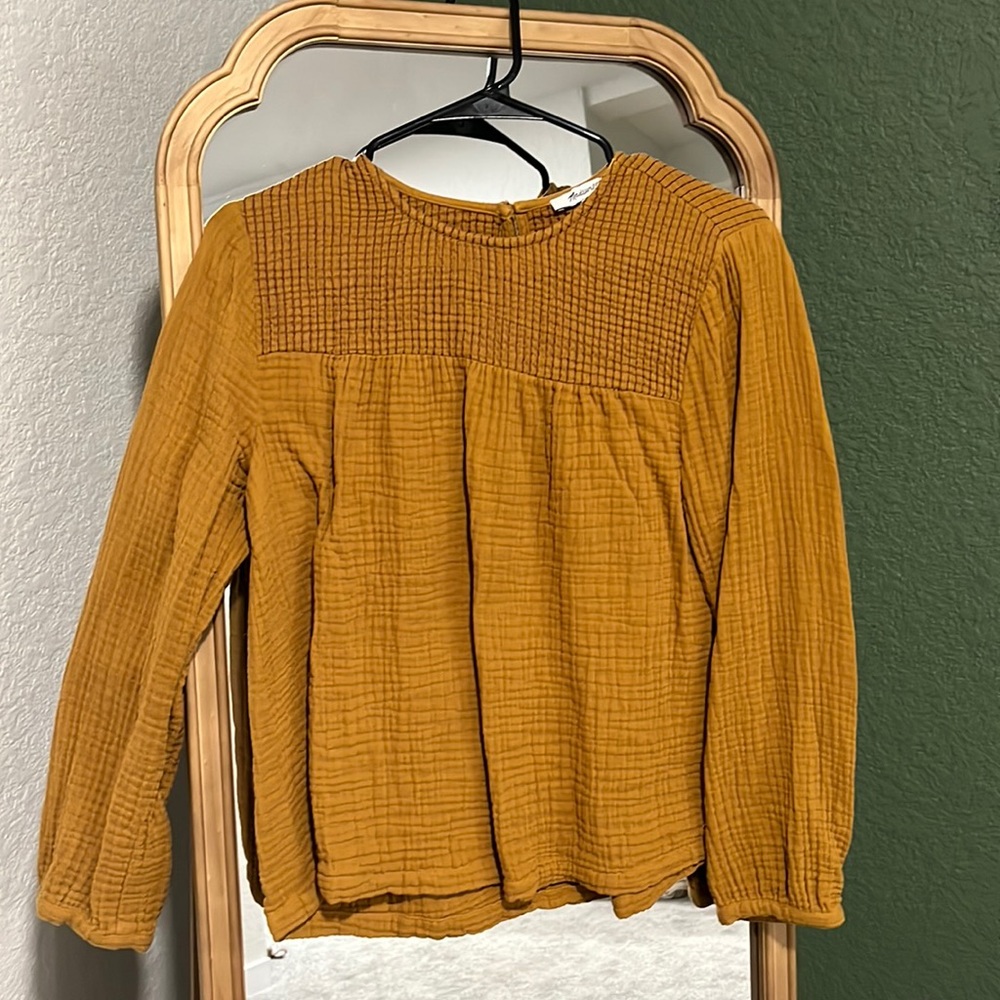 Madewell peasant top